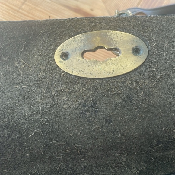 Authentic 1990s Mulberry Postman Lock Crossbody – Vintage Y2K Minimal - Picture 6 of 10